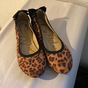 Like new Sam Edelman  felizia cheetah Ballet flats size 5